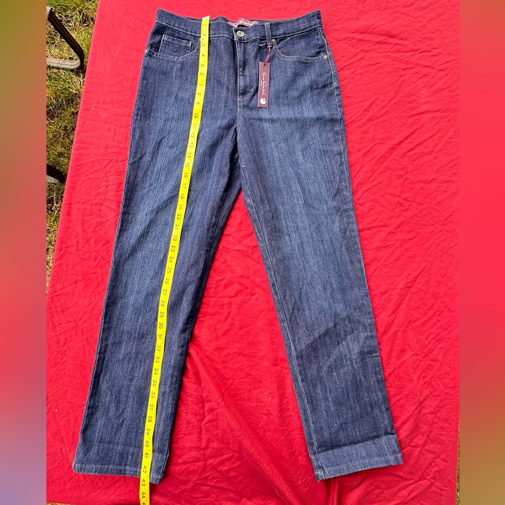 Gloria Vanderbilt Women's Dark Blue Straight Leg Jeans